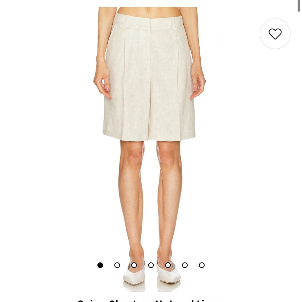 NWT LPA Seina Short in Natural Linen Bermuda 0 2 small